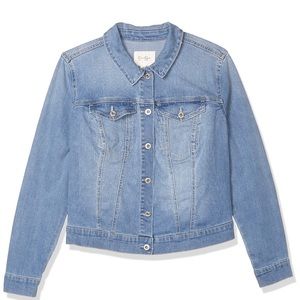 Jessica Simpson Women's Pixie Crop Jean Jacket